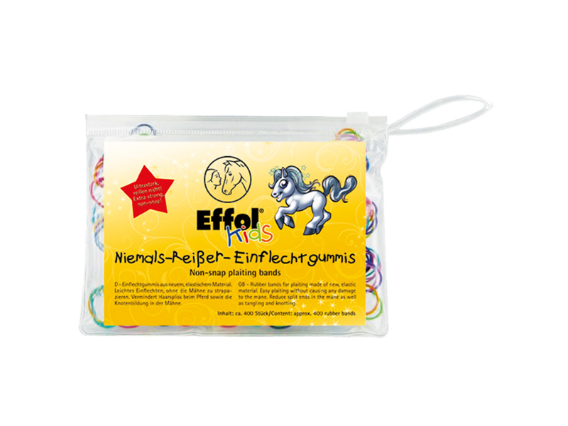 Effol Kids Niemals-Reißer-Einflechtgummis bunt Effol Kids Niemals-Reißer-Einflechtgummis bunt