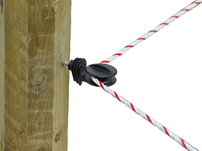 Eckisolator - Seil, Litze u. Draht bis 8 mm / 10 Stück