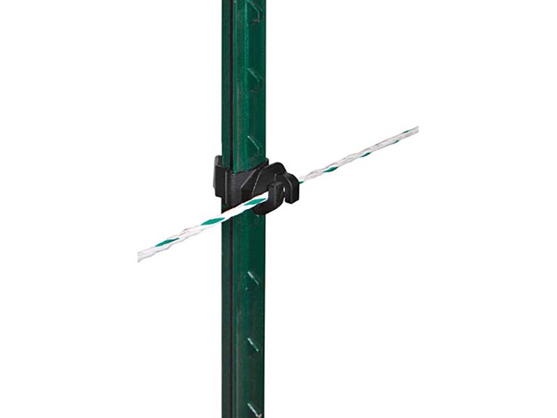 Seilisolator T-Post / bis 8mm / 25 Stück Seilisolator T-Post / bis 8mm / 25 Stück